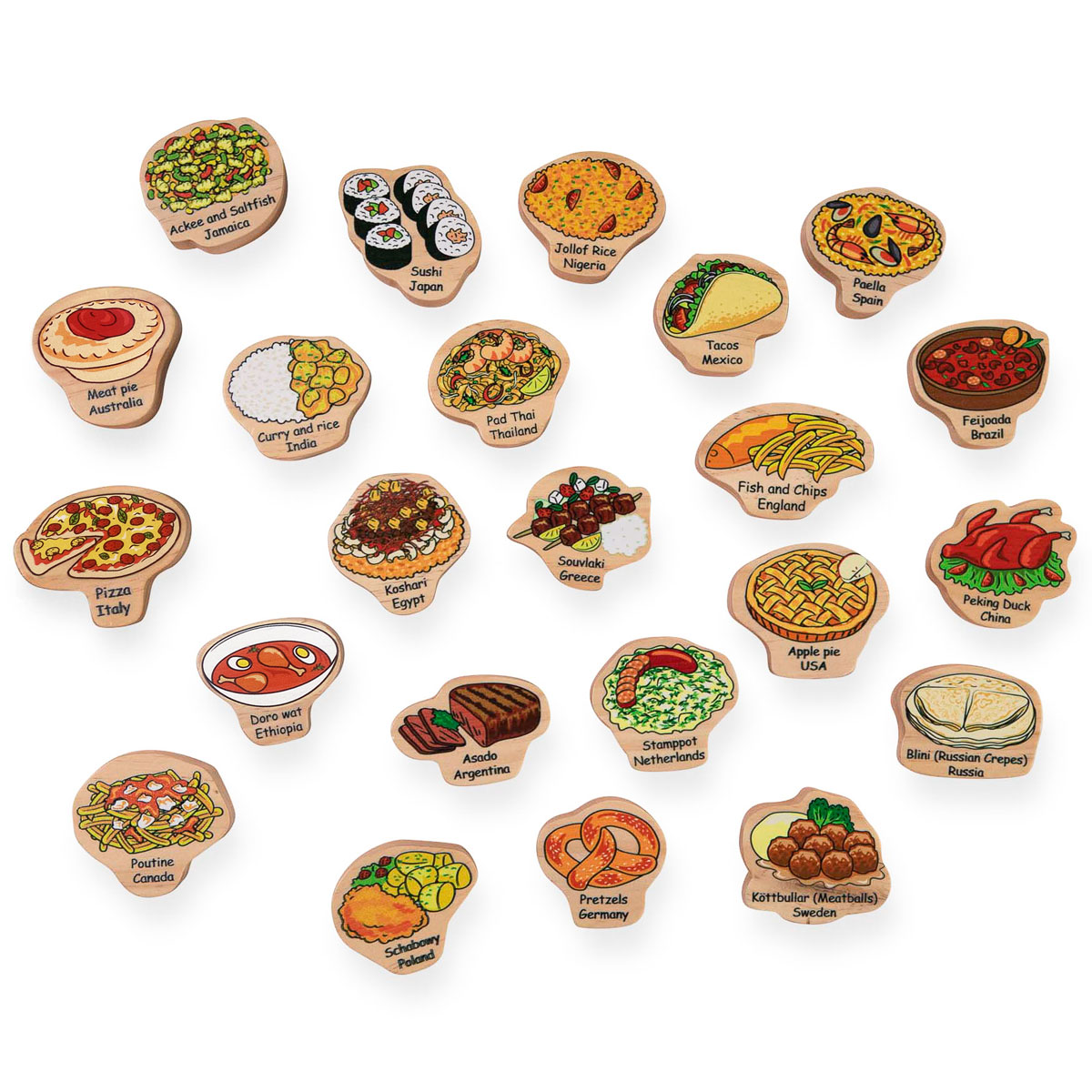 Food Around the World The Freckled Frog, Carson Dellosa, Popular